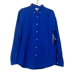 Old Navy Slim Fit Oxford Men's Blue Dress Shirt - L